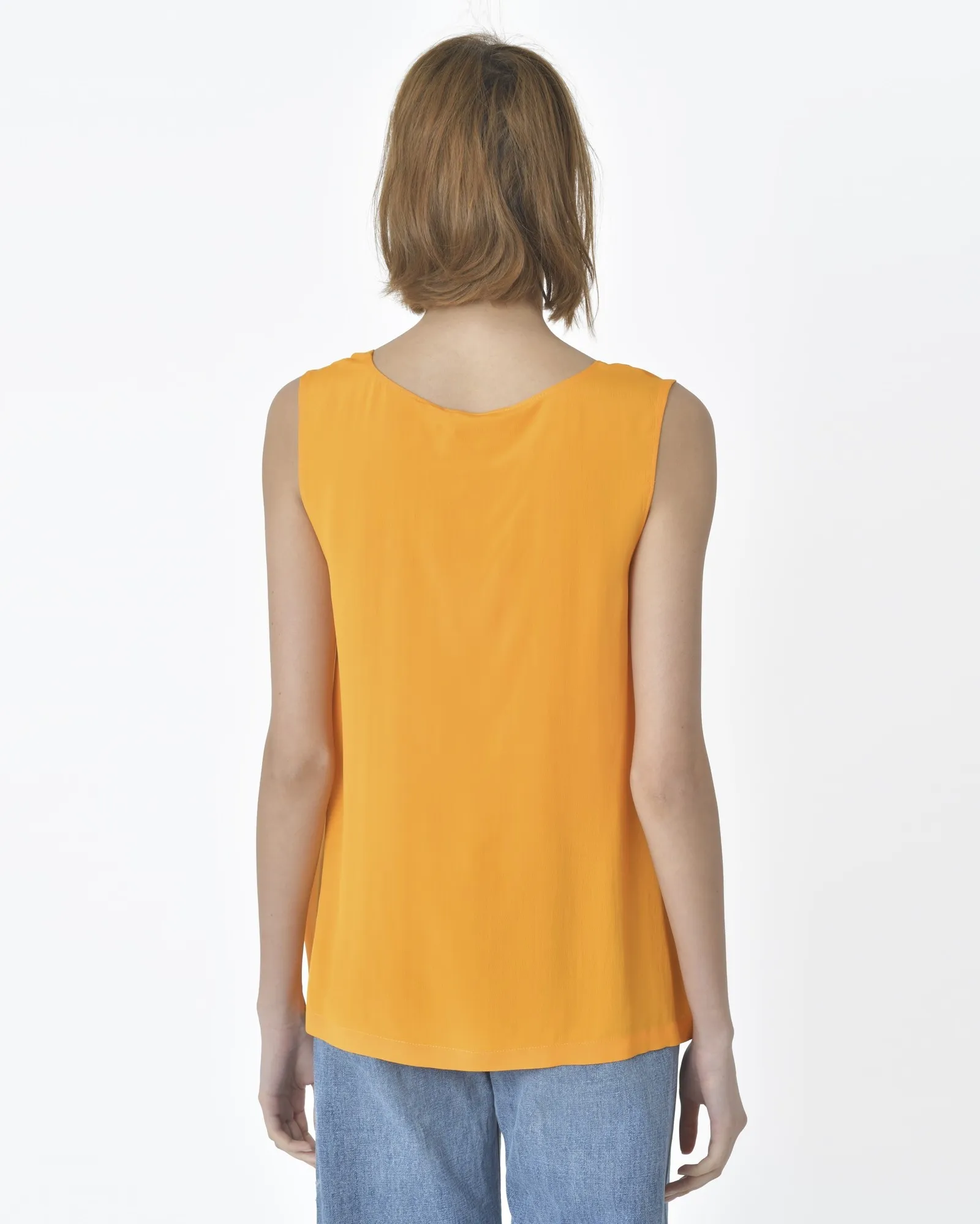 Blouse sans manches orange pep's Beatrice B 