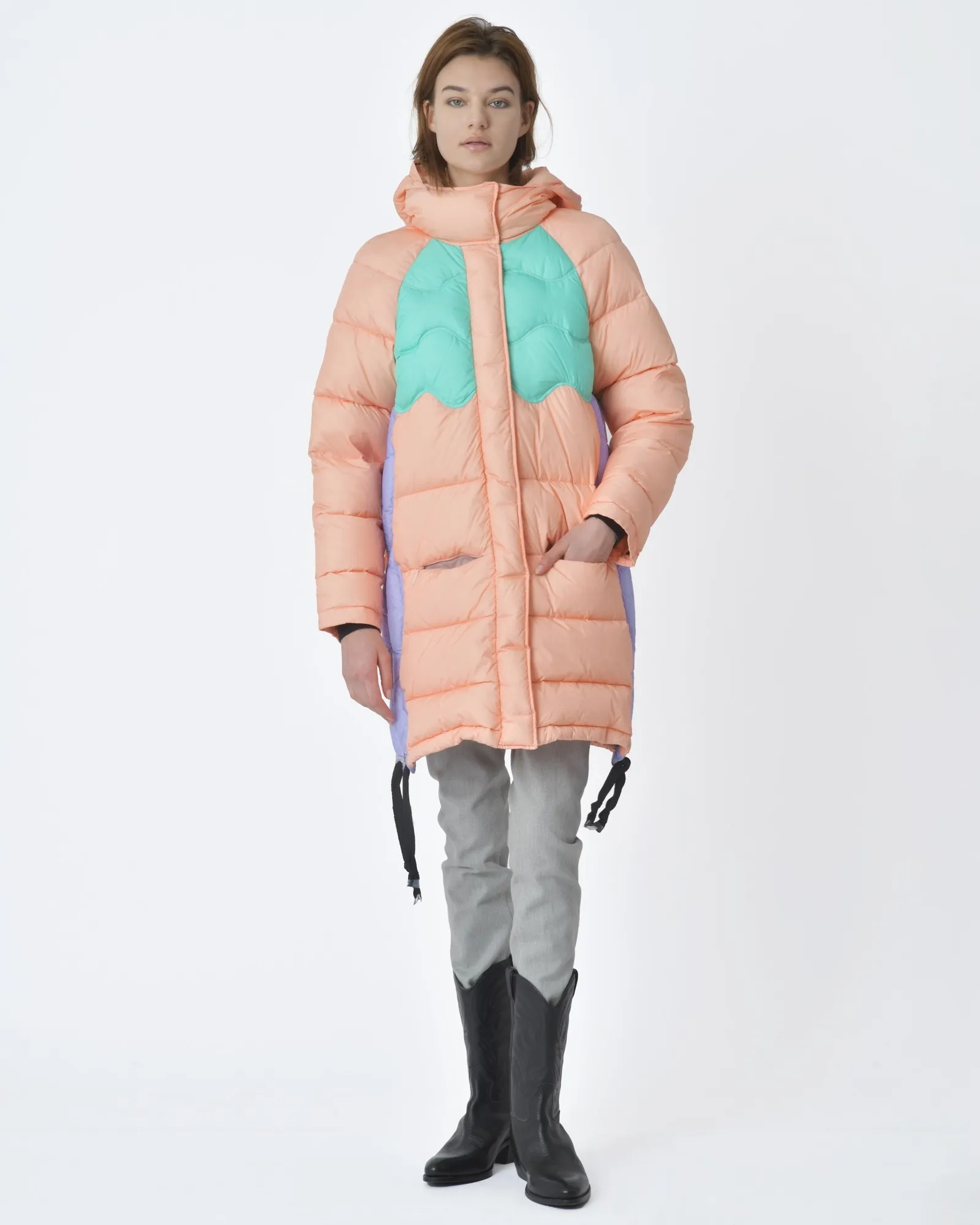 Manteau multicolore Emilio Pucci 