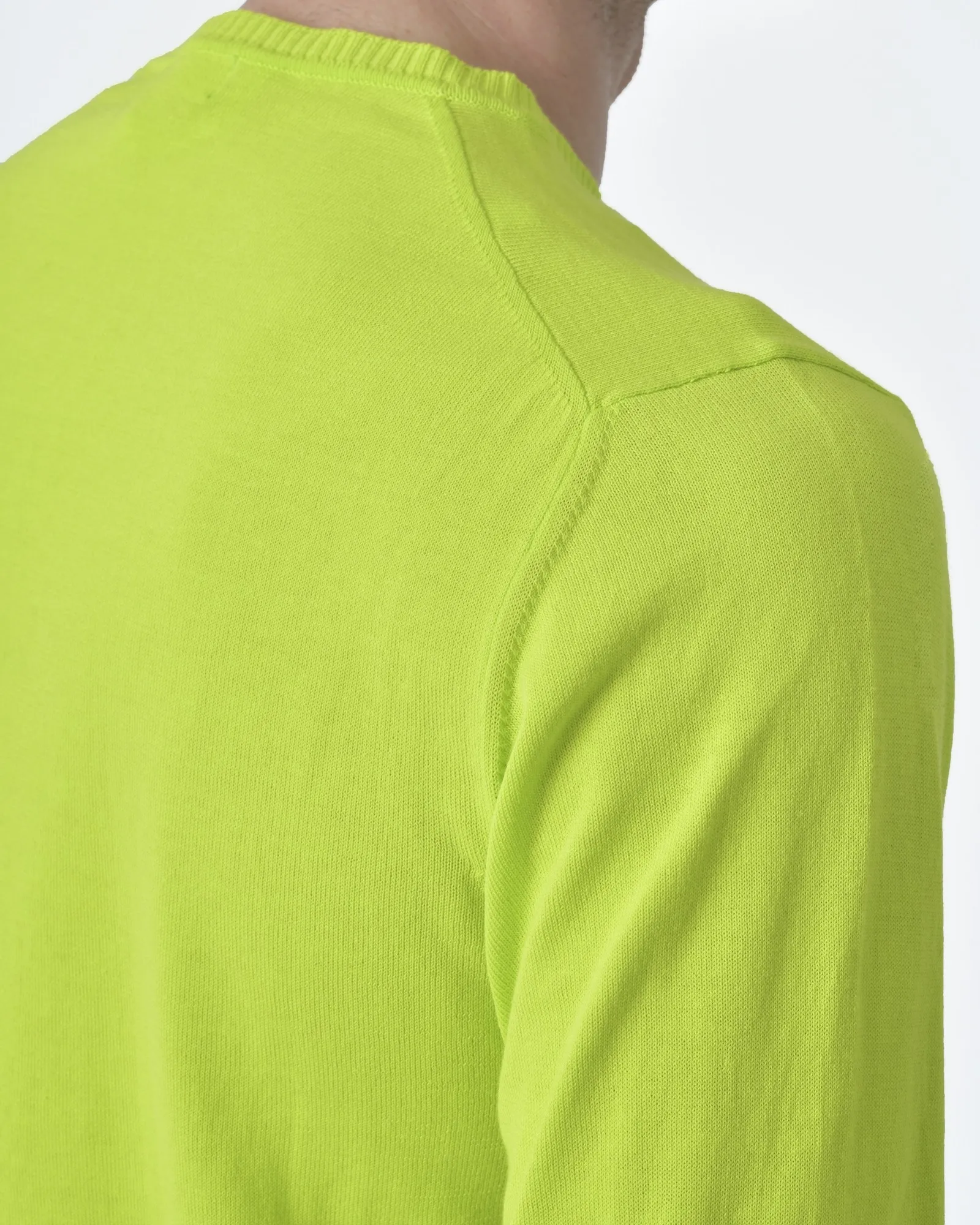 Pull maille jaune fluo  Woolgroup 