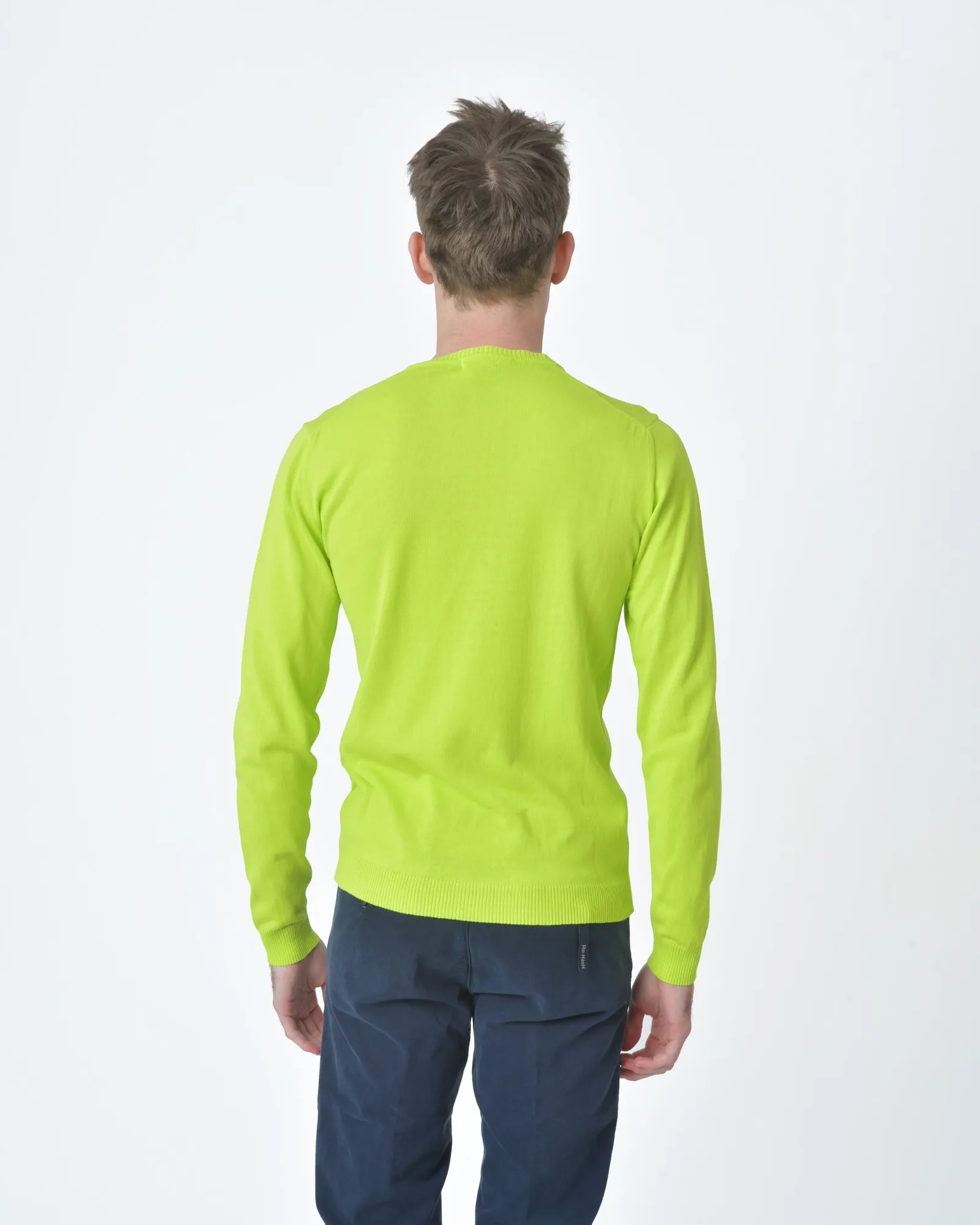 Pull maille jaune fluo  Woolgroup 