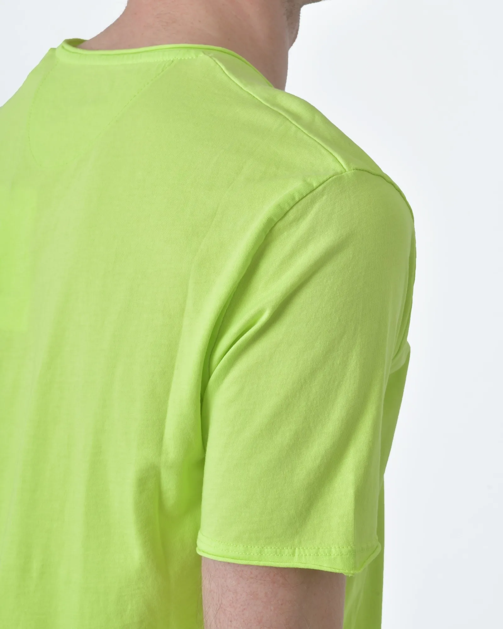 T-shirt jaune fluo Woolgroup 