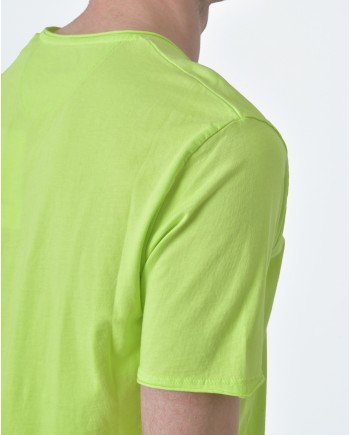 T-shirt jaune fluo Woolgroup 