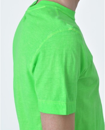 T-shirt vert fluo Woolgroup 