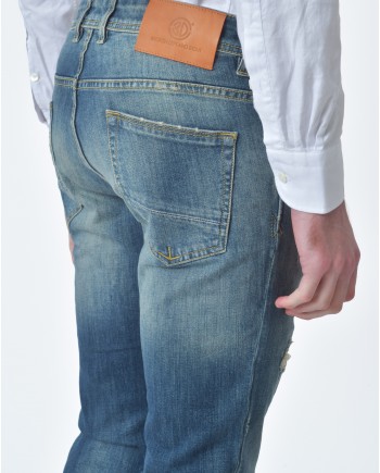 Jean denim effet déchiré  3D 