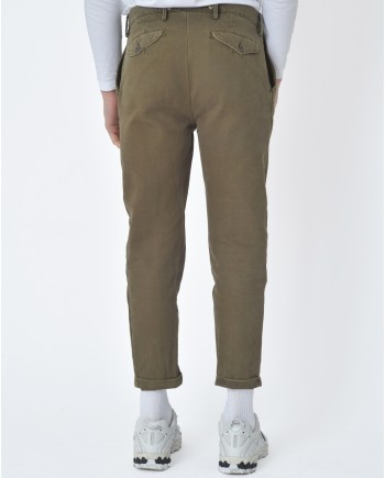 Pantalon carotte kaki  White Sand 