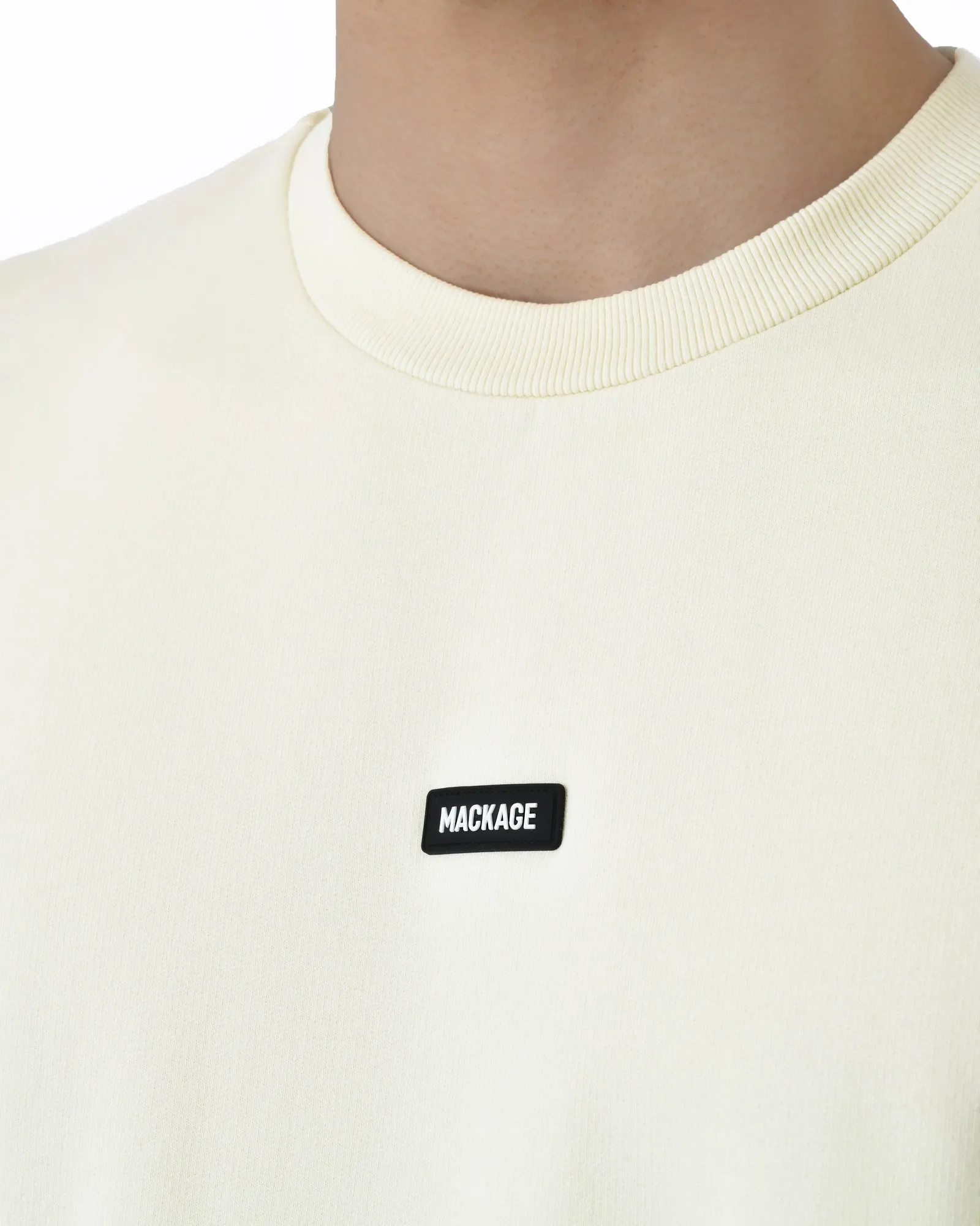 Sweat blanc cassé Mackage 