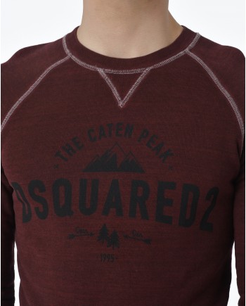 Sweat bordeaux Dsquared2 