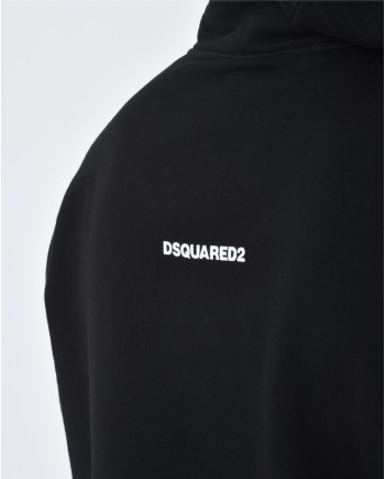 Sweat capuche noir Dsquared2 