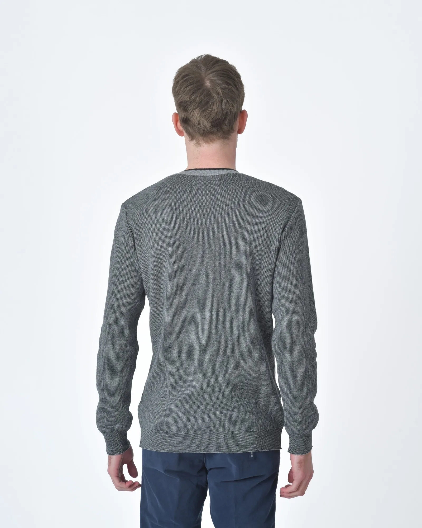 Pull maille gris Obvious 