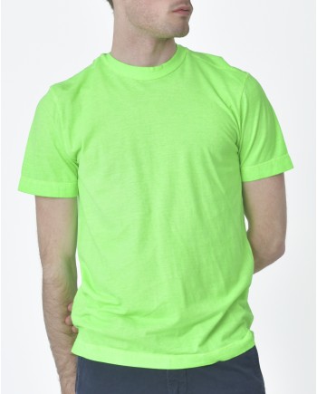 T-shirt vert fluo Woolgroup 