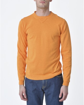 Pull maille orange  Wool&Co 