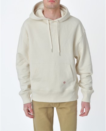 Sweat à capuche unisex beige Opacoo 