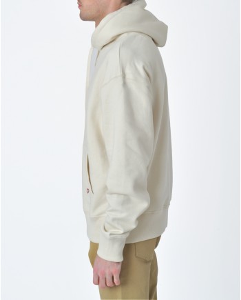 Sweat à capuche unisex beige Opacoo 