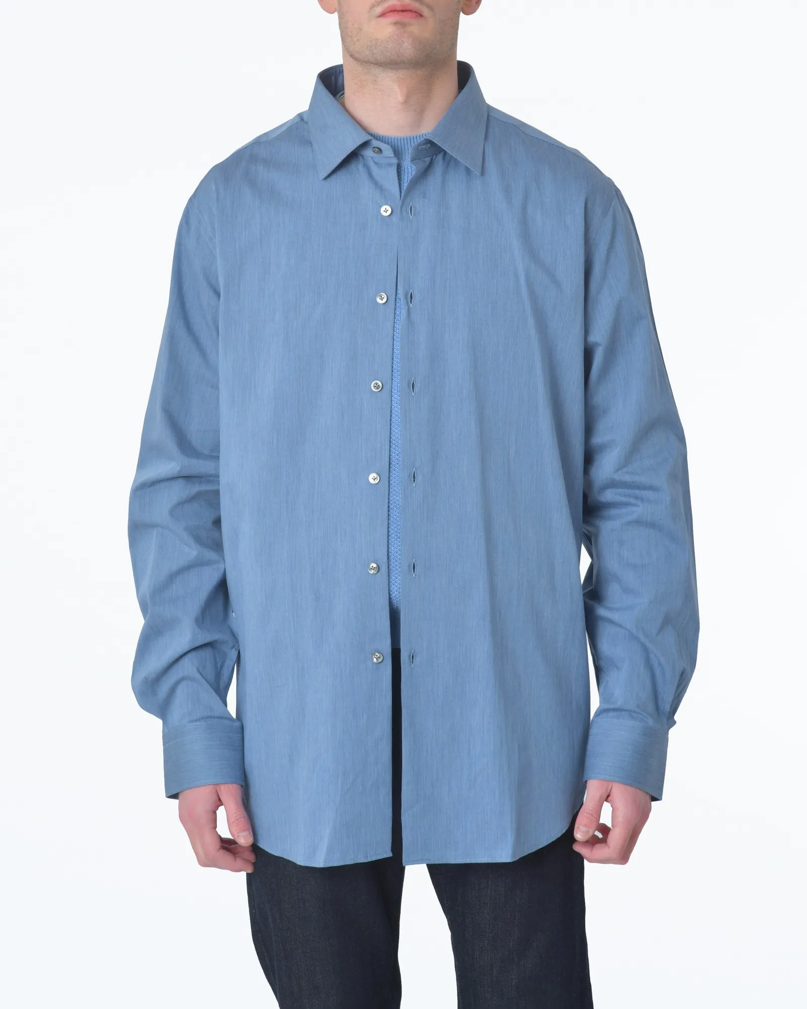 Chemise bleu ciel texturé  Pal Zileri 