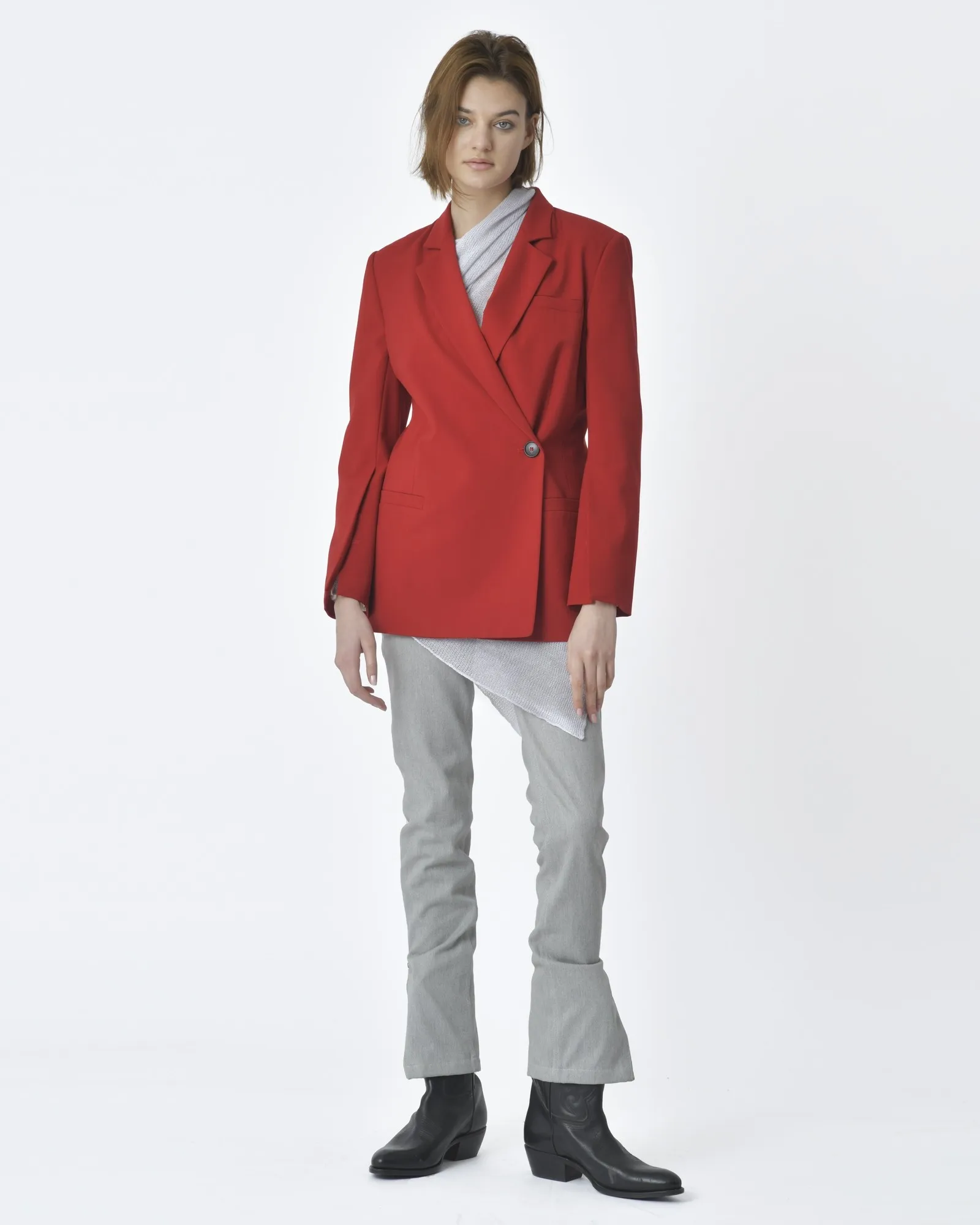 Veste blazer rouge  Tela 