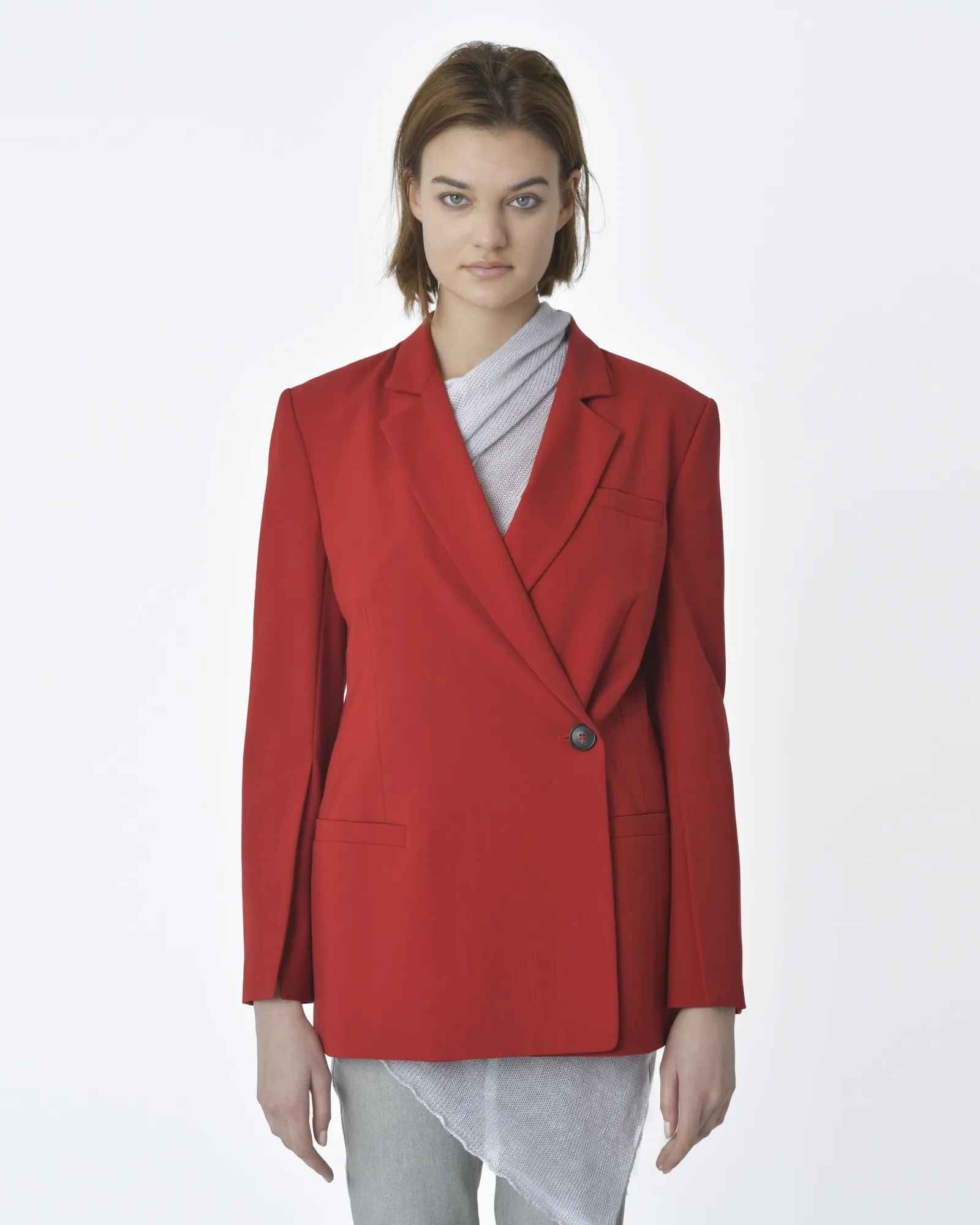 Veste blazer rouge  Tela 