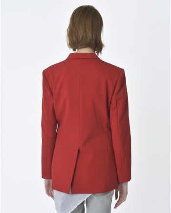 Veste blazer rouge  Tela 