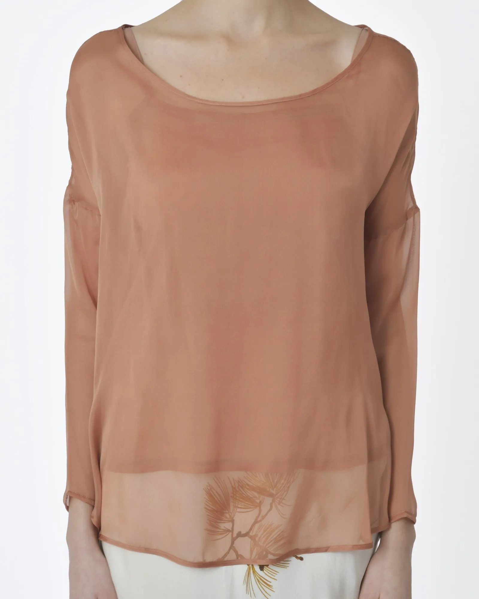 Blouse en soie ocre L'Edition 