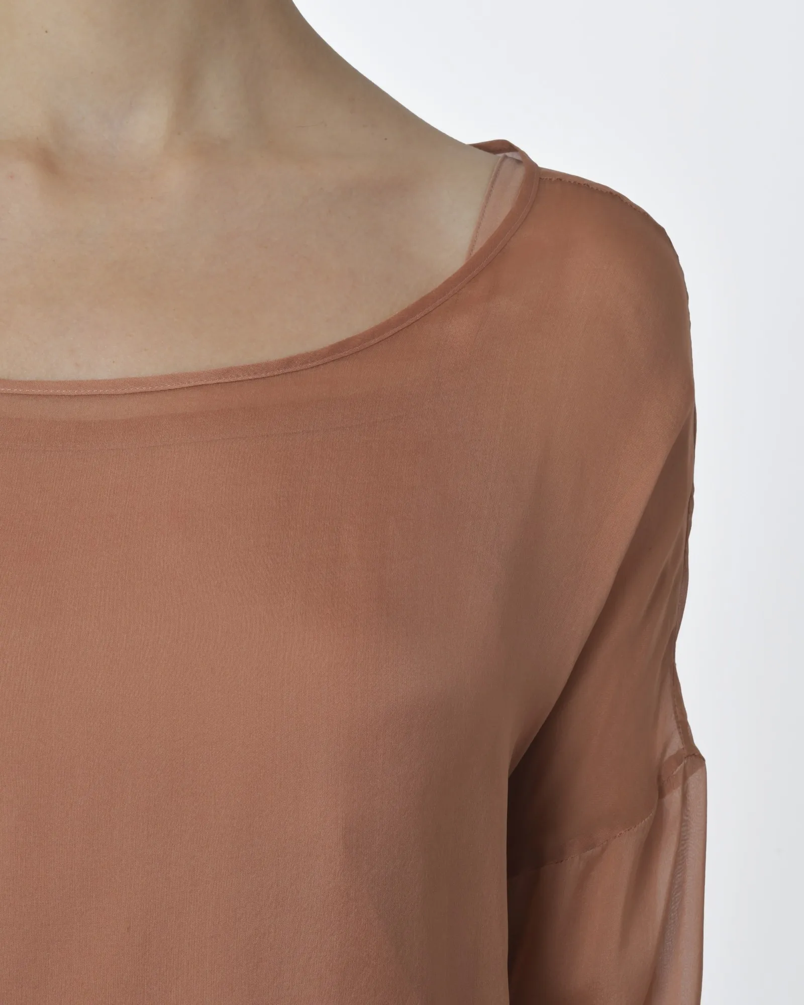 Blouse en soie ocre L'Edition 