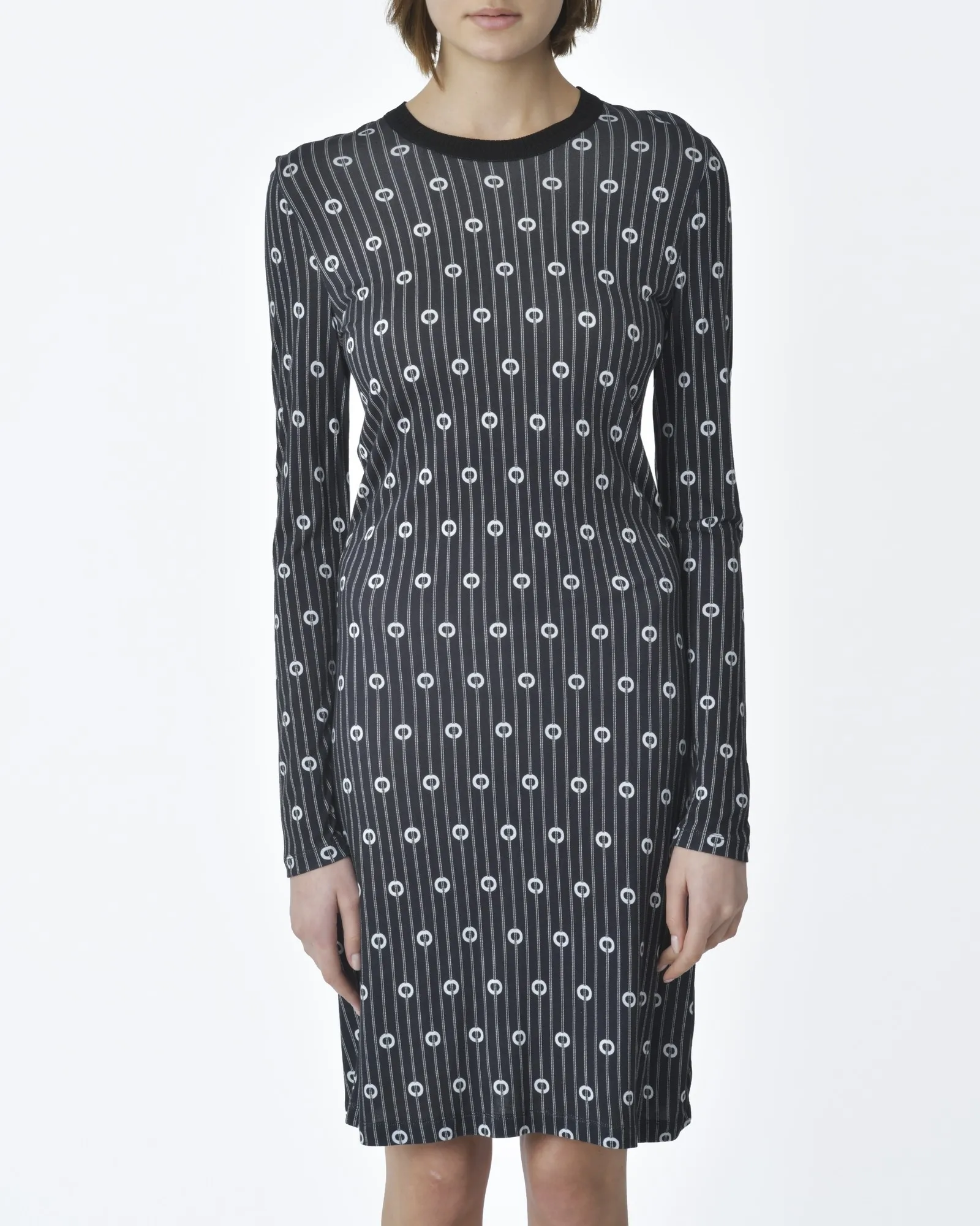 Robe noire et blanche Carven 