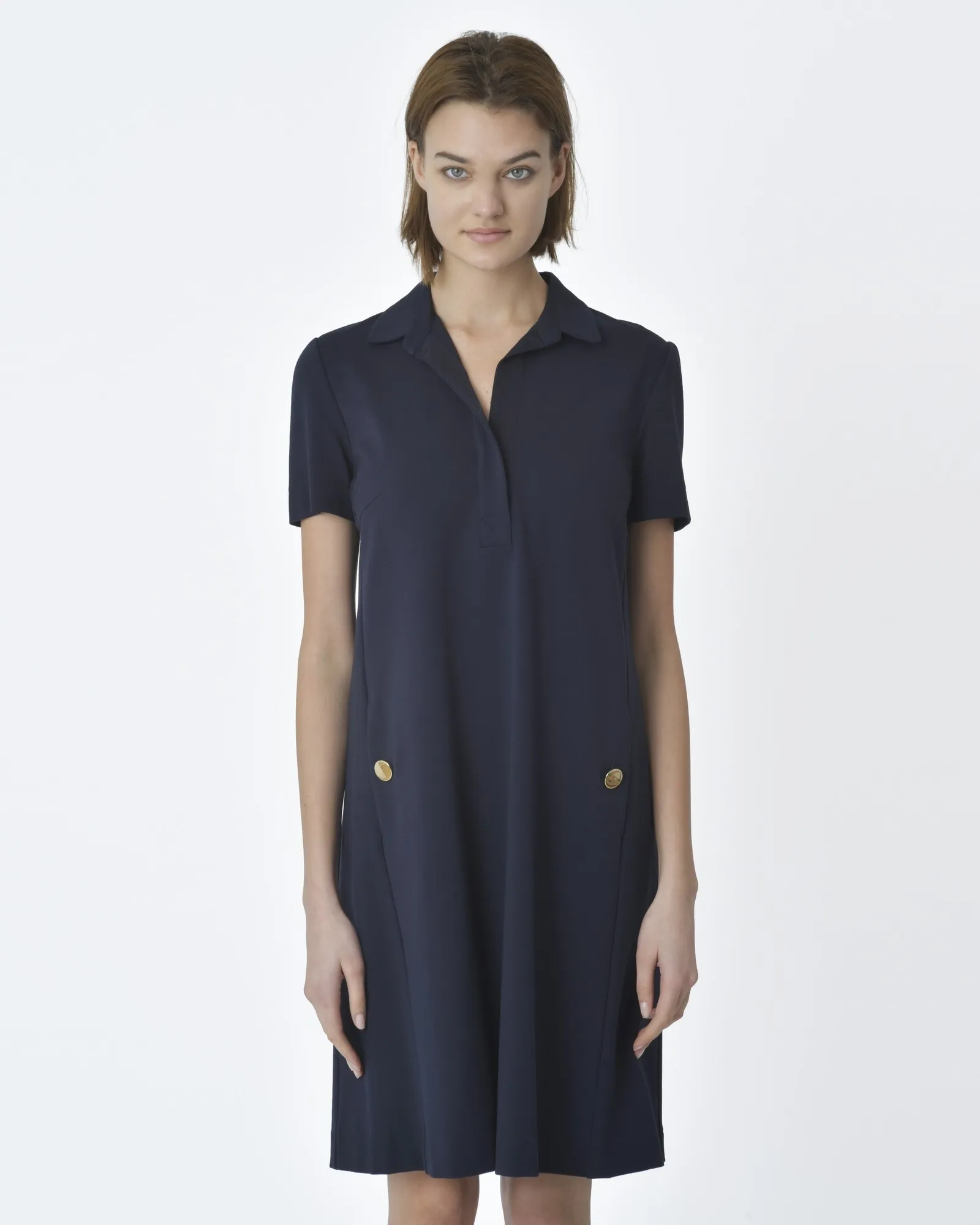 Robe droite bleu marine Les Copains 