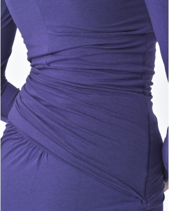 Robe violette Carven 