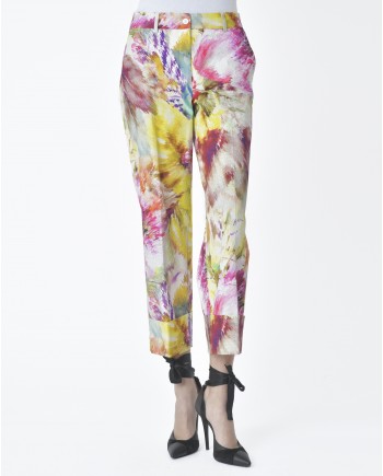 Pantalon fleuris Beatrice B 