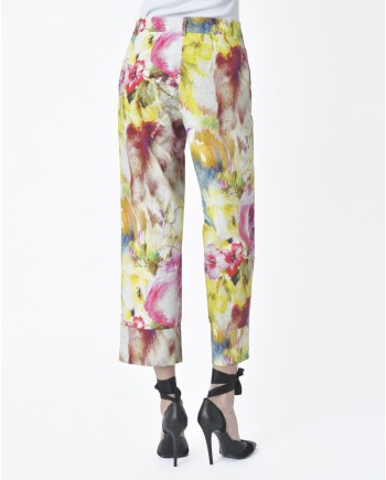 Pantalon fleuris Beatrice B 