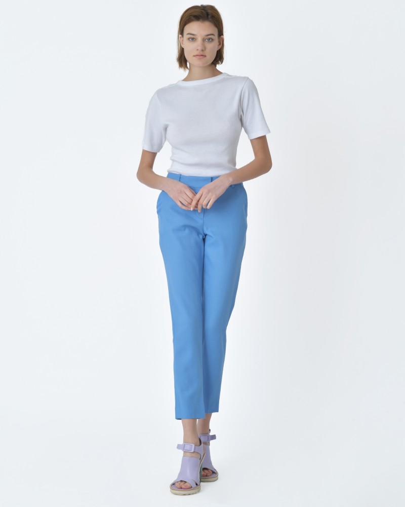 Pantalon bleu Maison Pere 