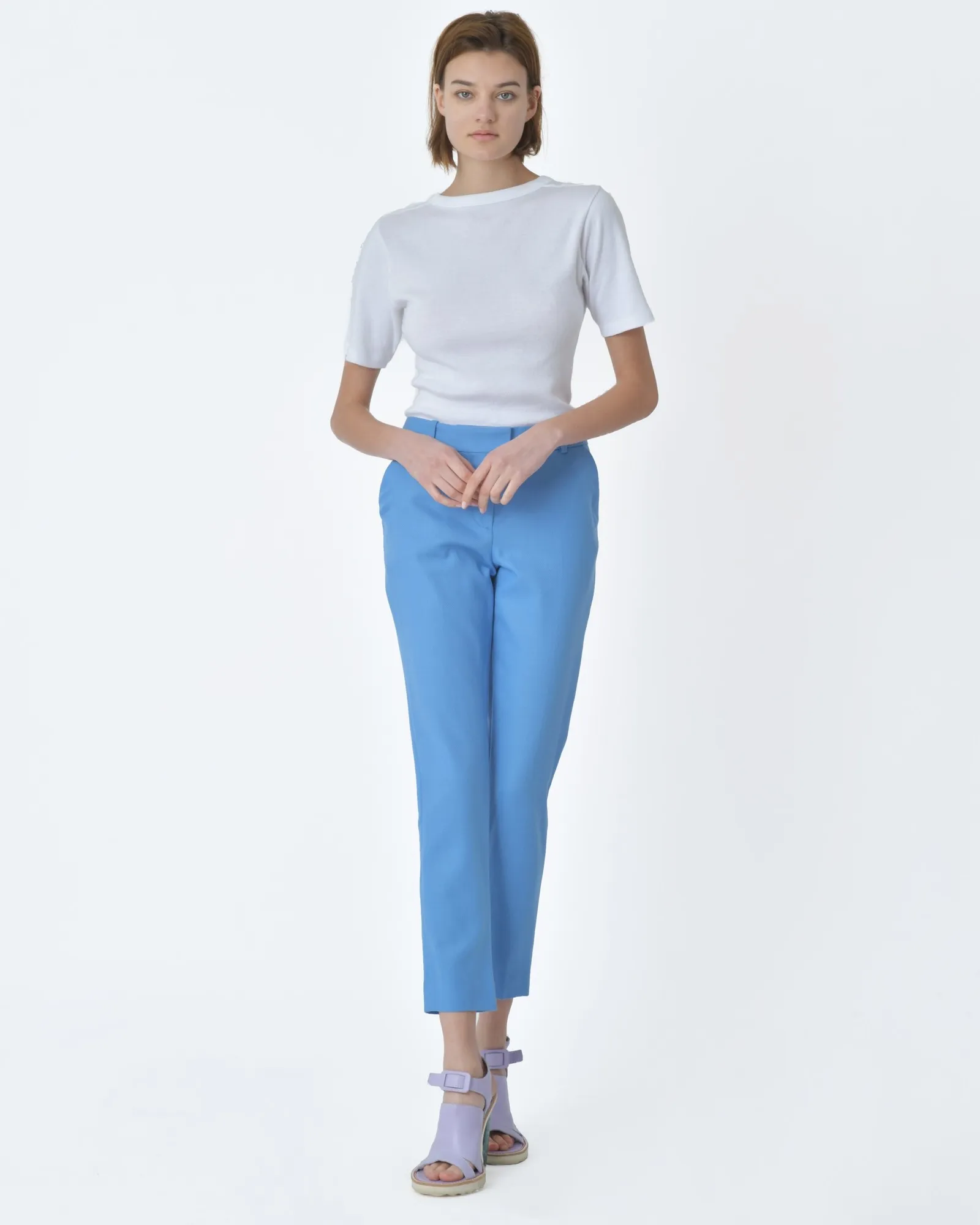 Pantalon bleu Maison Pere 