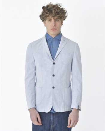 Veste blazer rayé bleue clair  Lardini 