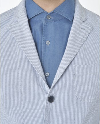 Veste blazer rayé bleue clair  Lardini 