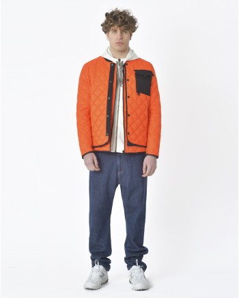 Veste matelassée orange sans manches Moose Knuckles 