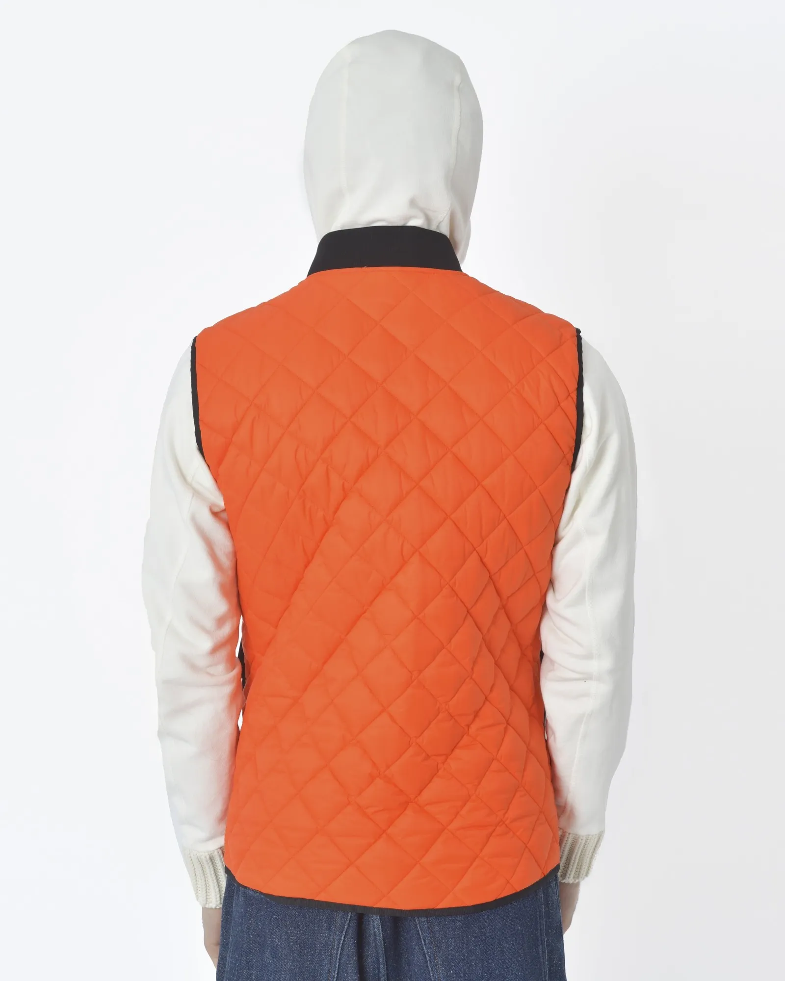 Veste matelassée orange sans manches Moose Knuckles 