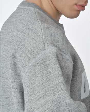 Sweat gris avec logo blanc Dsquared2 