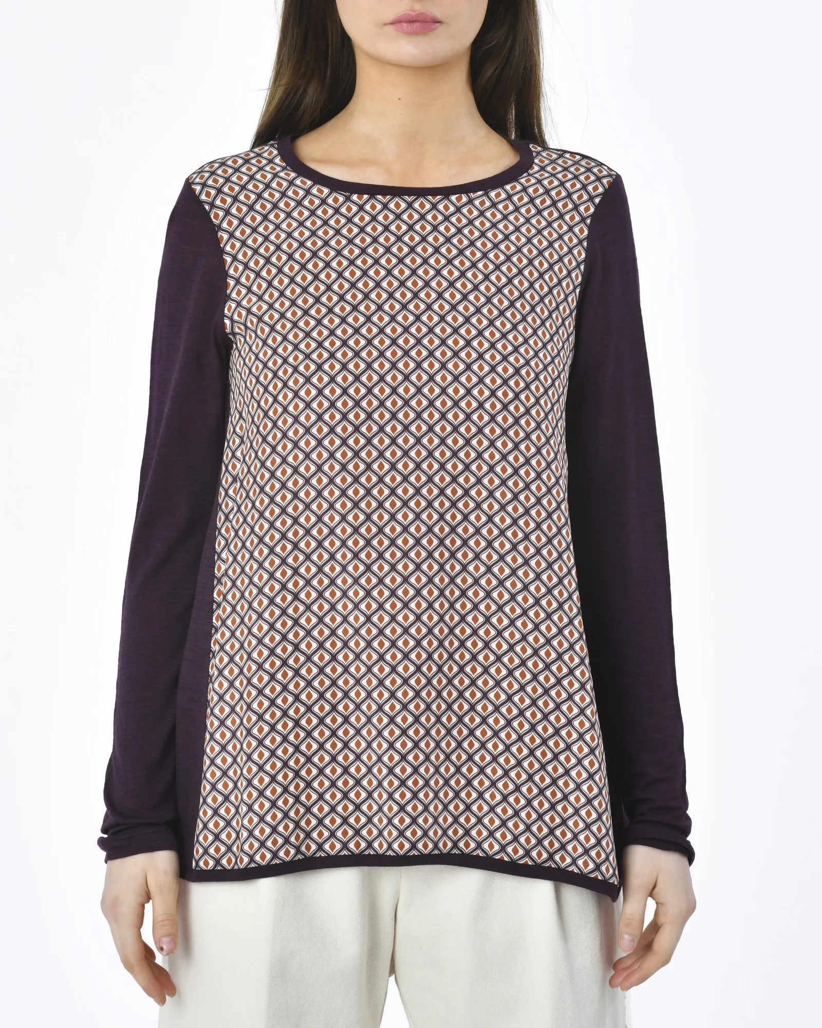 Blouse violet Whyci Milano 