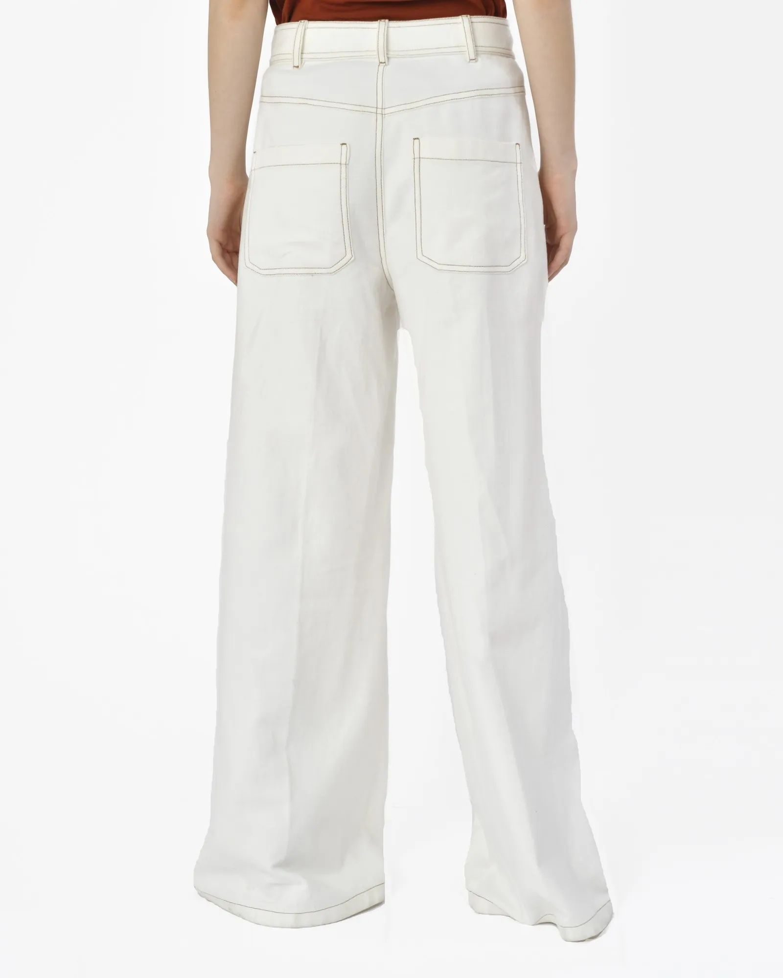 Pantalon blanc Brag-Wette 