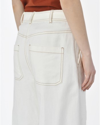 Pantalon blanc Brag-Wette 