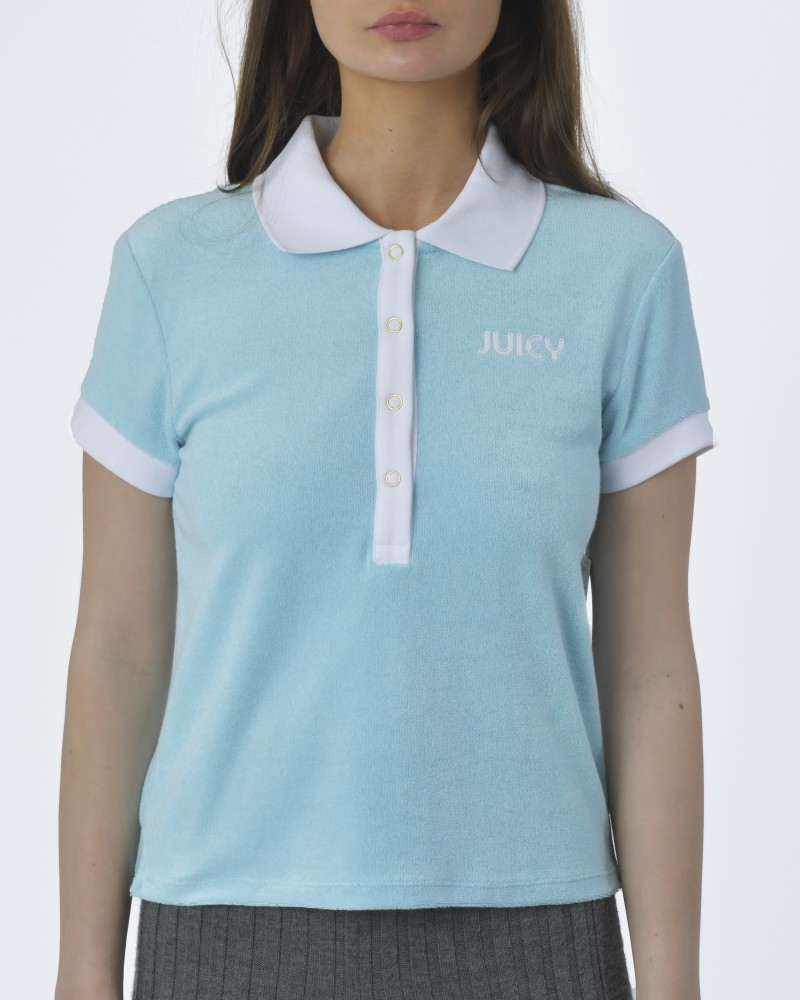 Polo bleu ciel Juicy Couture 