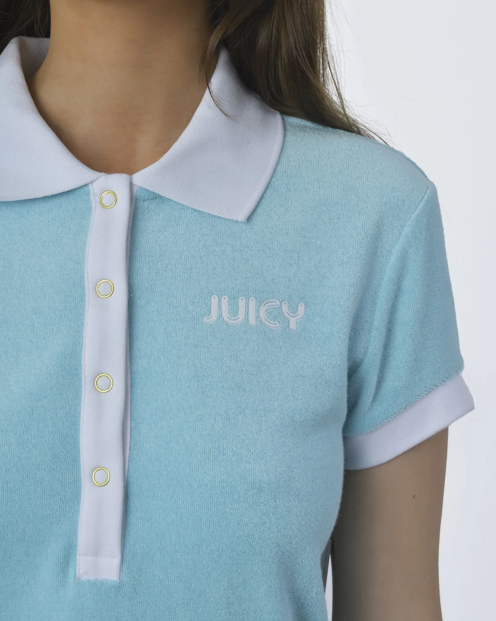 Polo bleu ciel Juicy Couture 