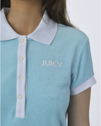 Polo bleu ciel Juicy Couture 