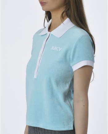 Polo bleu ciel Juicy Couture 