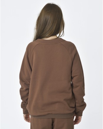 Cardigan d'ensemble marron Tela 