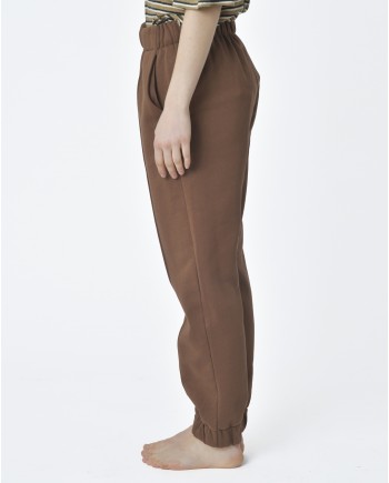 Pantalon d'ensemble marron Tela 