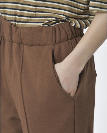 Pantalon d'ensemble marron Tela 