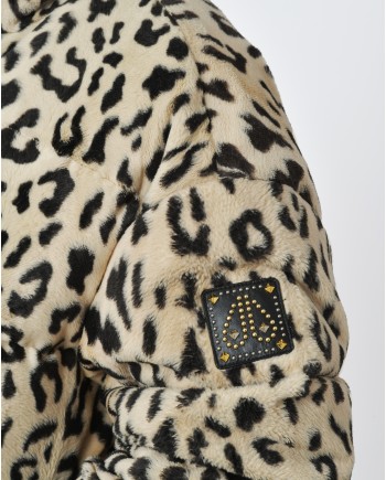 Manteau matelassé leopard Moose Knuckles 