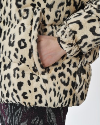 Manteau matelassé leopard Moose Knuckles 