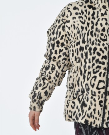 Manteau matelassé leopard Moose Knuckles 