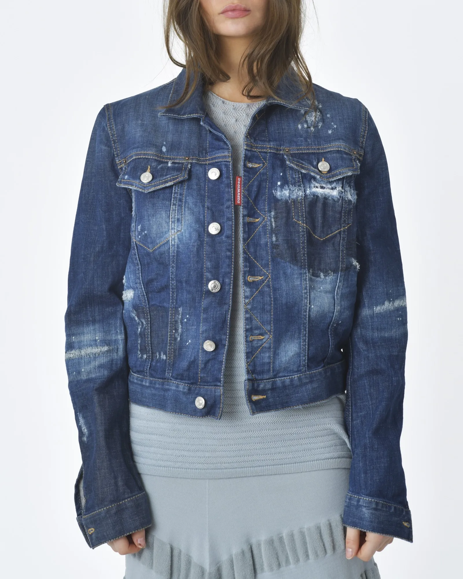 Veste jean/denim bleu Dsquared2 