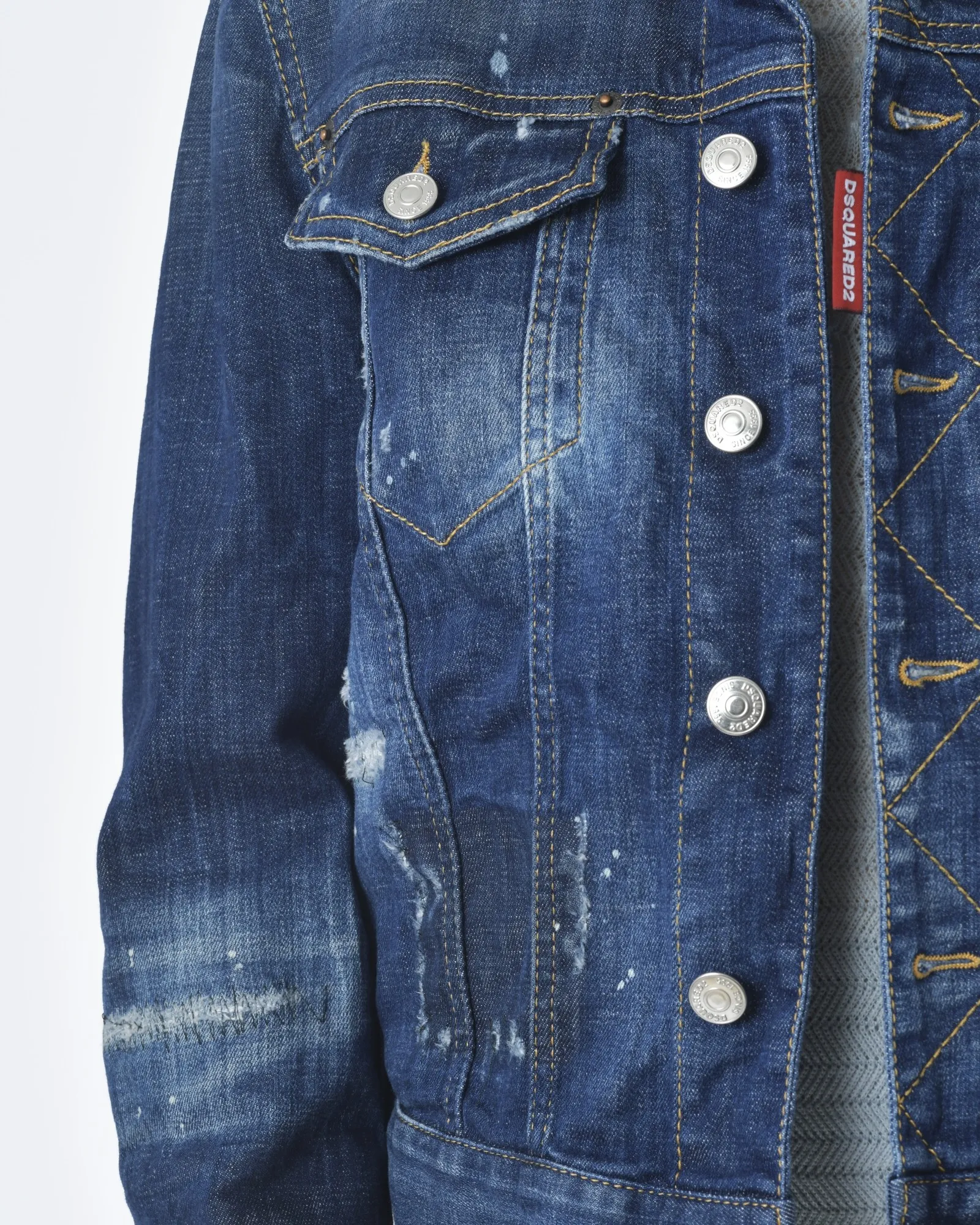 Veste jean/denim bleu Dsquared2 